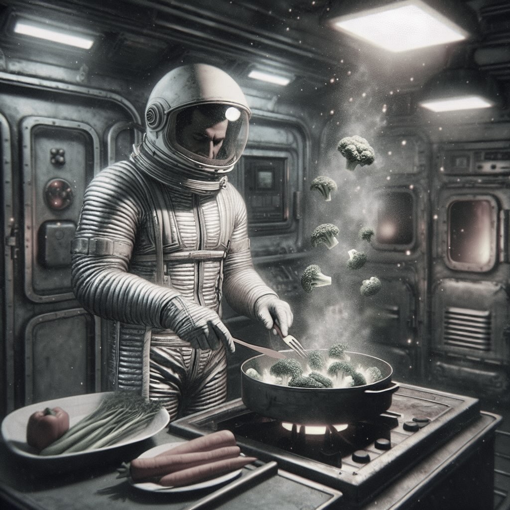 Carrots and broccoli in the traditional low-G Sicilian style.